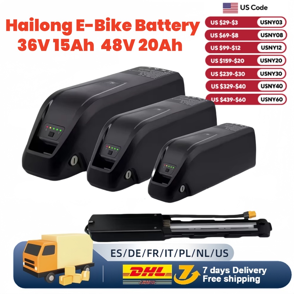 Ebike Battery 48V 20Ah Hailong - 36V 48V 52V Hailong Ebike Battery