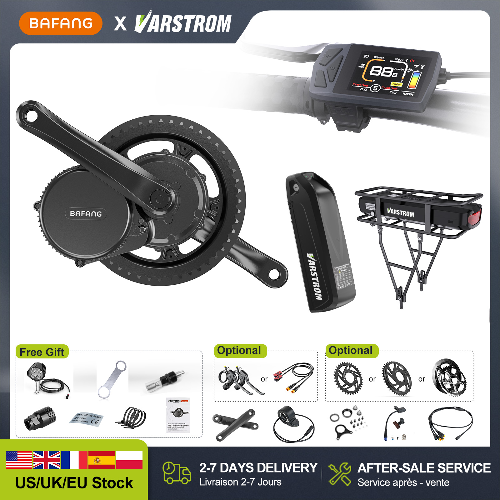 [US Direct] BAFANG 48V 500W750 - Bafang Bbshd 1000W Conversion Kit 评论和价格