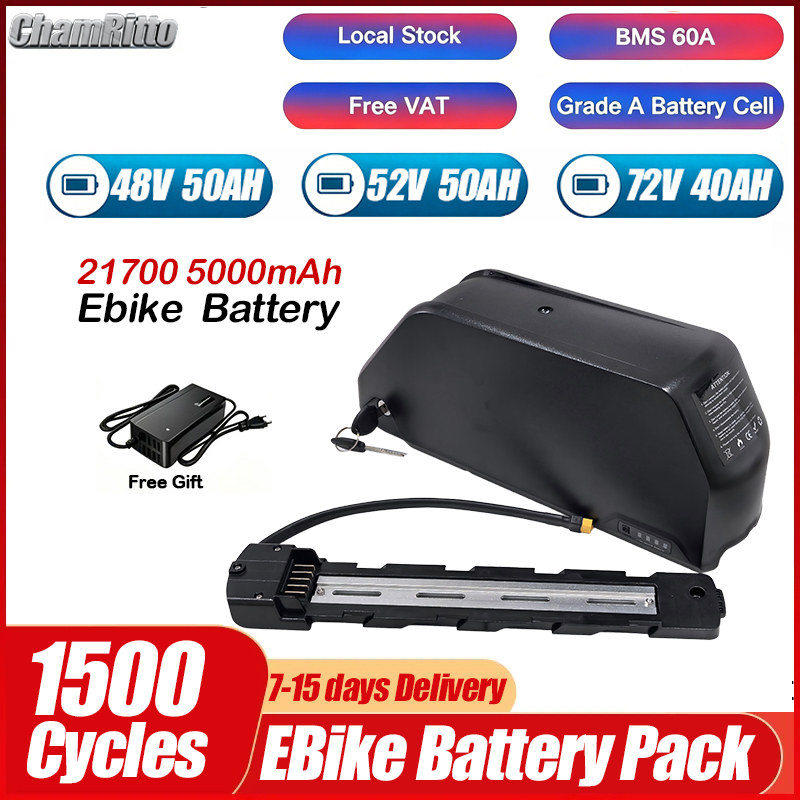 Electric bicycle 36v 48v 52v 2 - Electric Bicycle Battery 72V 30Ah 评论和价格