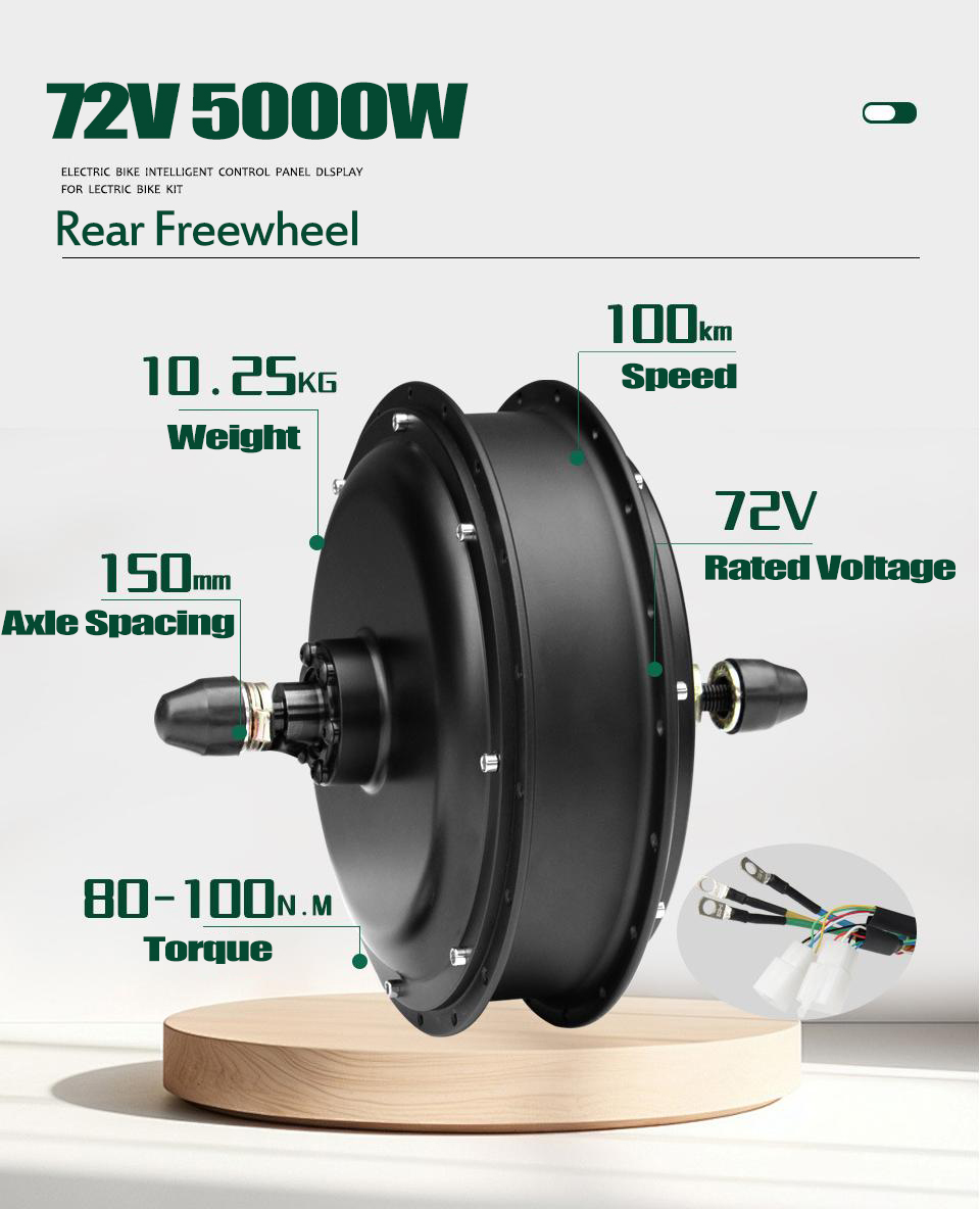 New MTX39 72V 5000W EBike Conv - 72V 5000W Hub Motor Kit 评论和价格