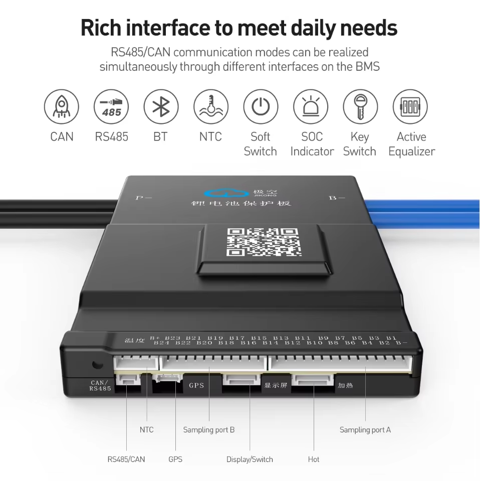JK BMS Active Balance 150A 1A  - Smart Bms 72V 20S 150A Bluetooth 评论和价格