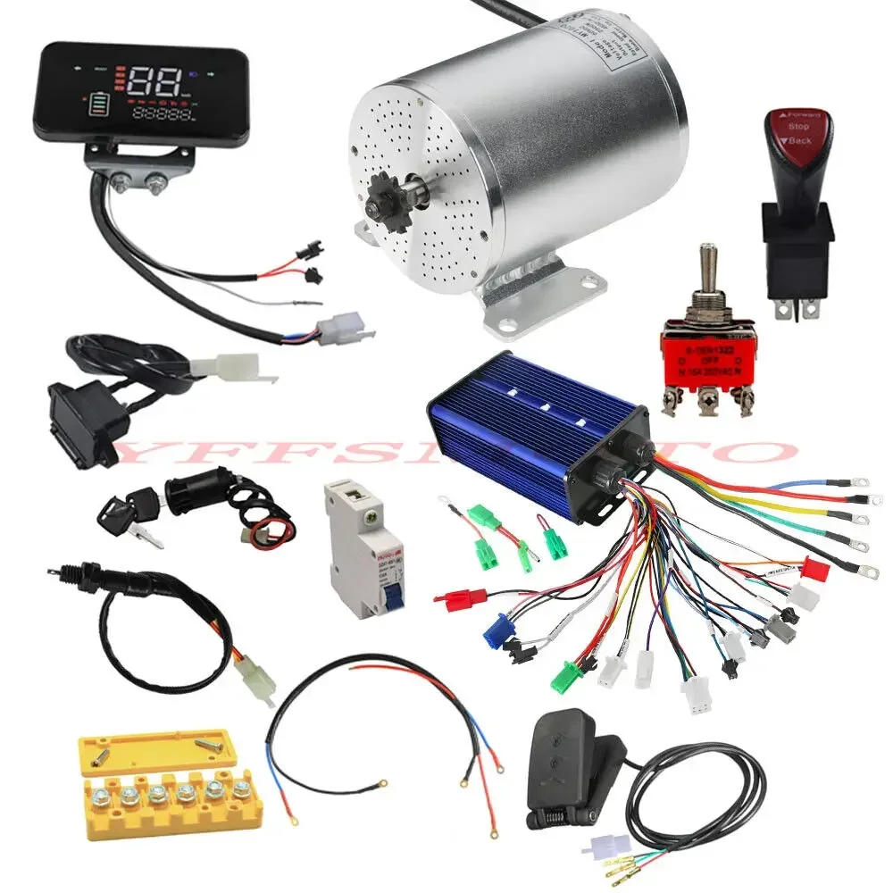 72V 3000W Brushless Motor MY10 - Ebike Conversion Kit 72V 3000W 评论和价格