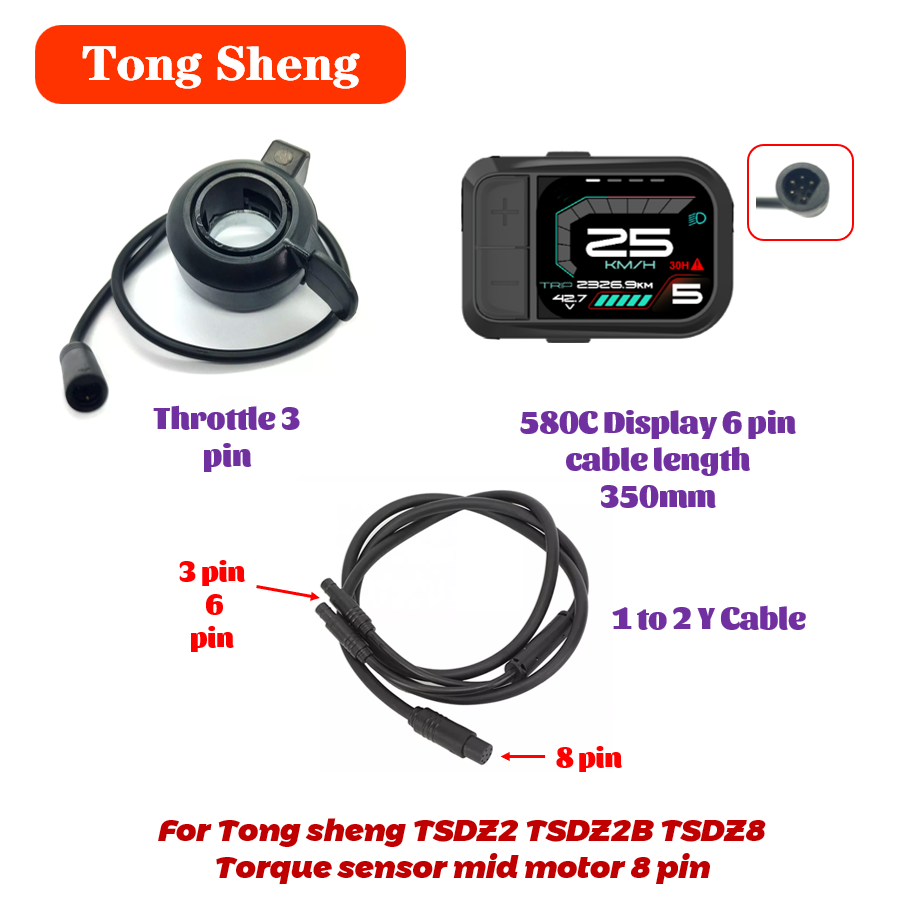 Tongsheng TSDZ2 TSDZ2B Throttl - Tongsheng Tsdz2B Mid Drive Motor 评论和价格