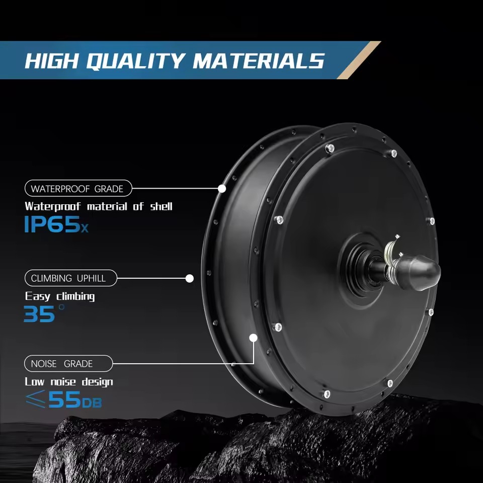 72V 5000W E-Bike Conversion Ki - 72V 5000W Hub Motor Kit 评论和价格