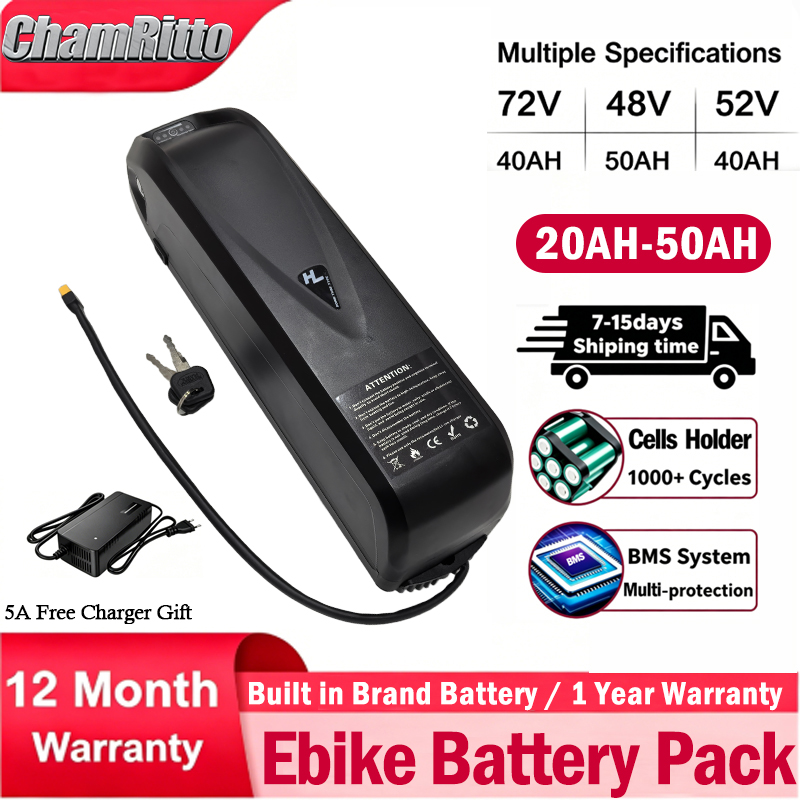 72V60V 48V 20AH 52V 36V 30AH 4 - Ebike Battery 48V 20Ah Hailong 评论和价格