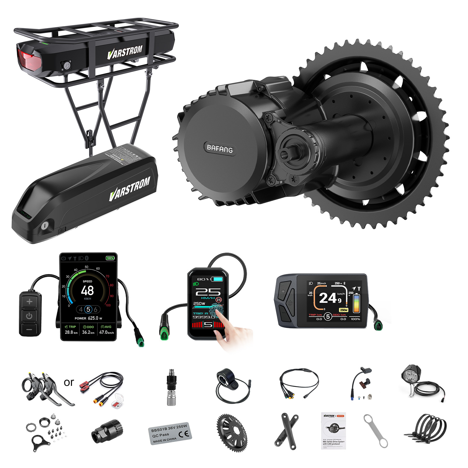 [US Shipping] Bafang Motor 750 - Mid Drive Motor Kit 52V 1000W 评论和价格