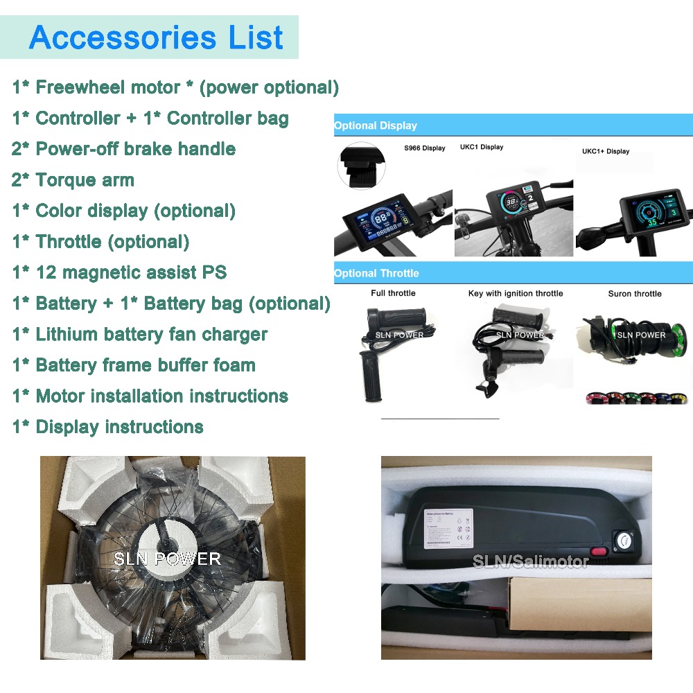 MTX 36V 48V 52V 60V 72V  2000W - Ebike Conversion Kit 72V 3000W 评论和价格