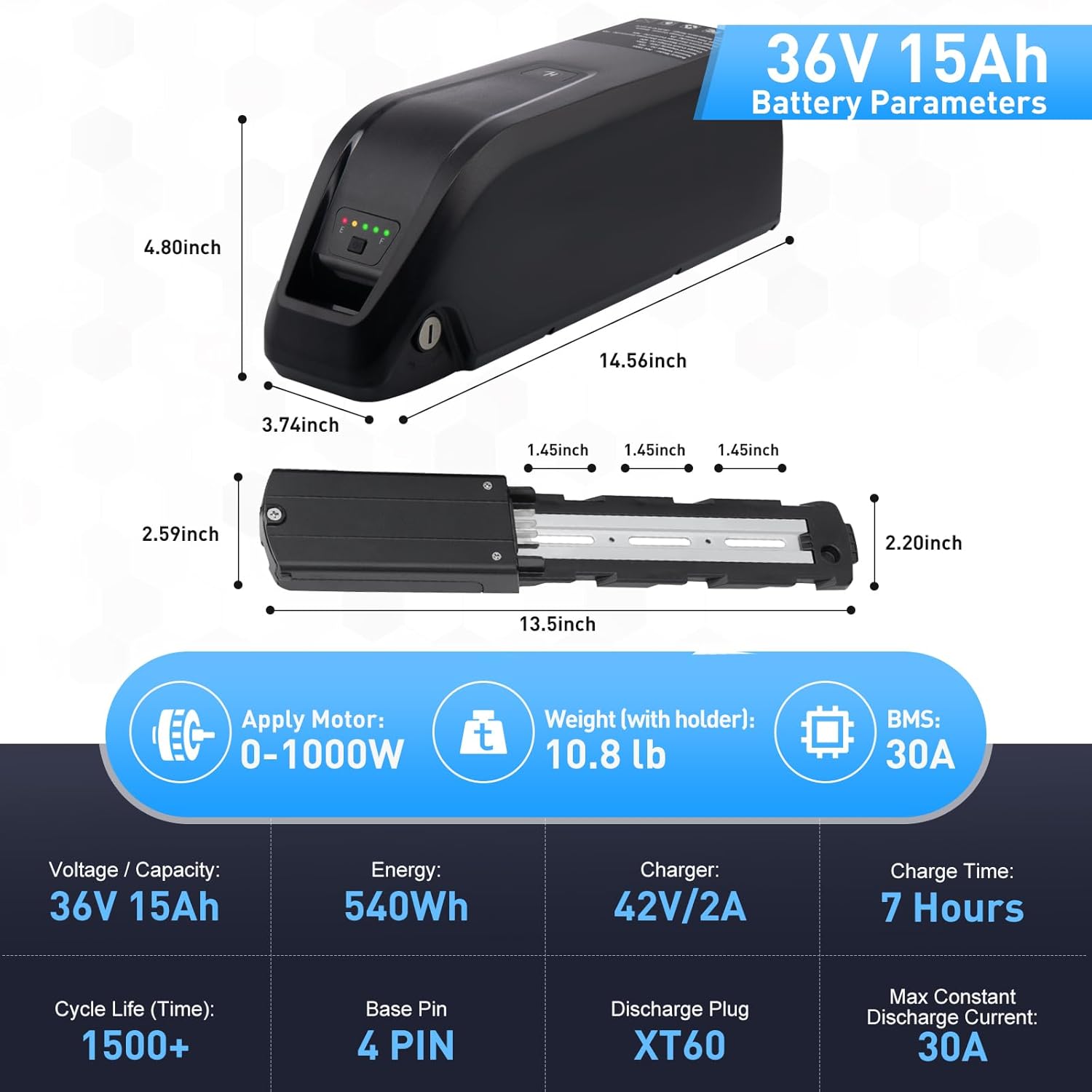 36V 48V 52V Hailong Ebike Batt - Ebike Battery 48V 20Ah Hailong 评论和价格