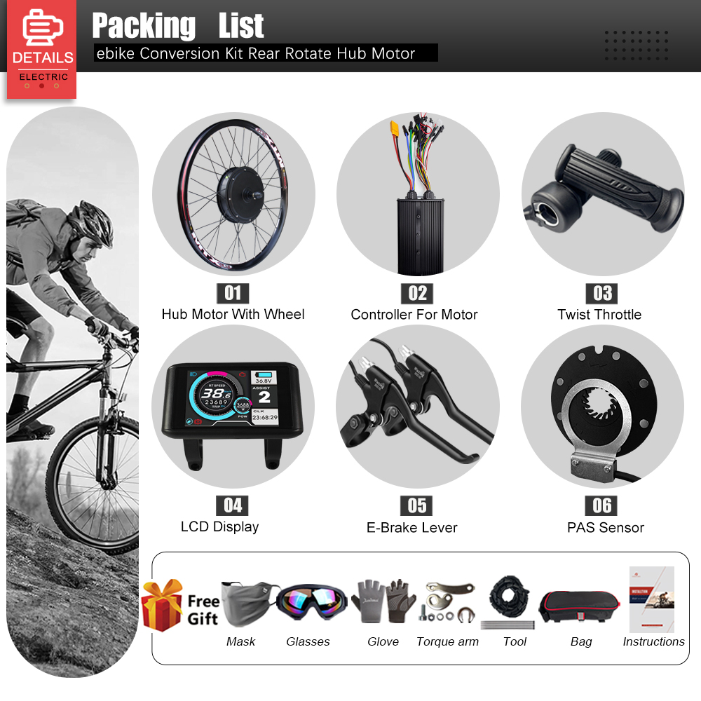 60V 3000W Electric Bike Conver - 72V 5000W Hub Motor Kit 评论和价格