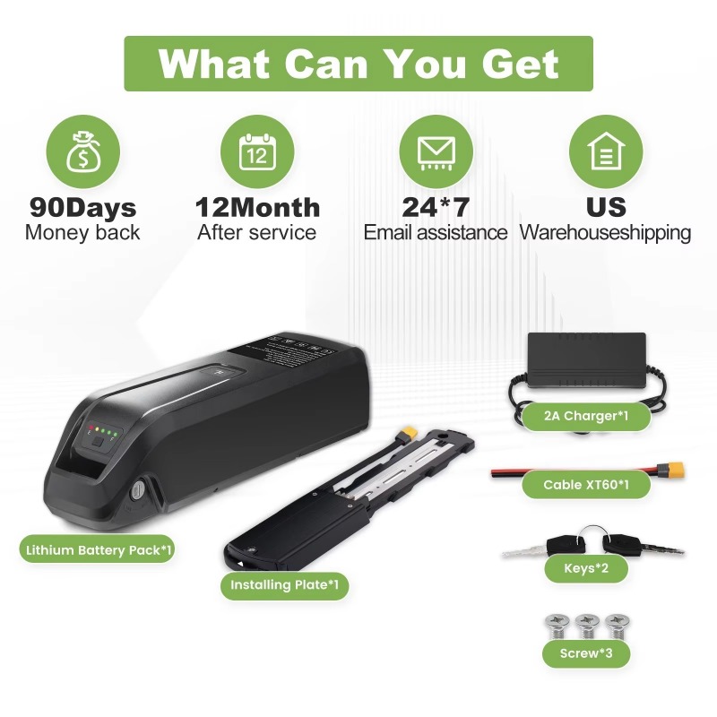 New Hailong 48V 4PIN Lithium E - Ebike Battery 48V 20Ah Hailong 评论和价格