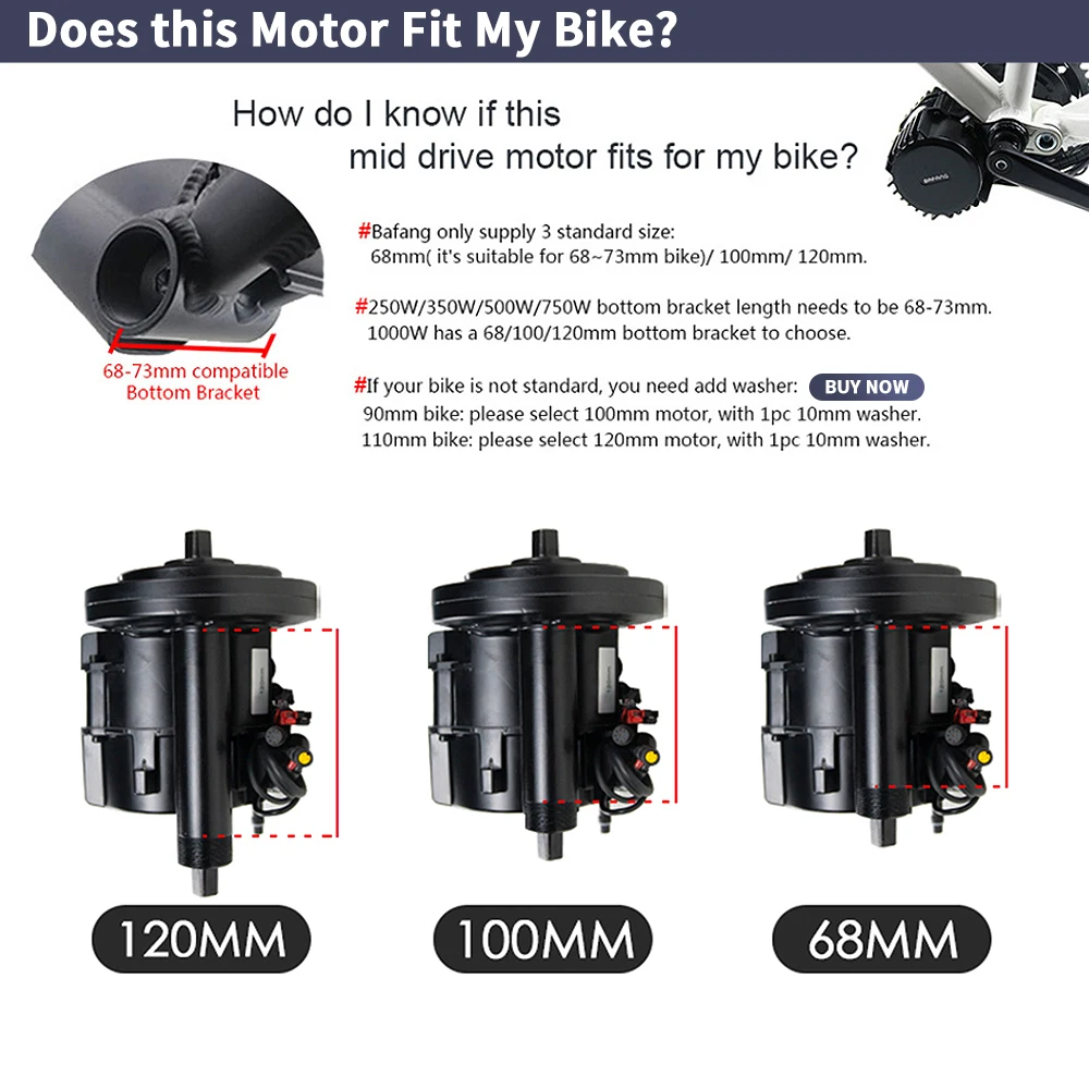 Bafang BBSHD 1000W  48V 68mm M - Bafang Bbshd 1000W Conversion Kit 评论和价格